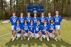 MLAX Team Photo  Wheaton College Men's Lacrosse Team Photo 2022. - Photo by Keith Nordstrom : Wheaton, Lacrosse, LAX, UNE